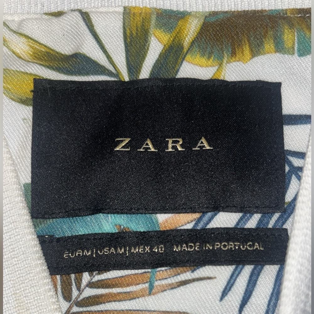 Zara Multicolor Leaf Print Jacket - image 2